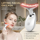 Massageador LED Reduz Rugas E Linhas De Expressão Bivolt USB