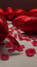 20 unidades Balão Metalizado Coração VERMELHO 40cm Festa Decoração Namorada/Namorado