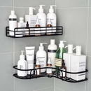 Kit 2 Prateleiras Suporte Com Alto Adesivos Para Parede Banheiro Cozinha lavanderia Shampoo E Sabonete