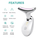 Massageador Golfinho para Tratamento Rejuvenescedor Anti-idade com LED Fototerapia
