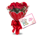 Rosas Vermelhas Para Presentes Buquê Com Cartão Namoradas dia das mães buque de rosas vermelhas