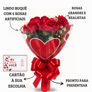 Rosas Vermelhas Para Presentes Buquê Com Cartão Namoradas dia das mães buque de rosas vermelhas
