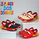 KIT 3 PARES DE SANDALIA BABUCHE INFANTIL PARA MENINO