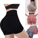 Kit 3/4pçs Shorts Fitness Feminino Cintura Alta Academia Levanta Bumbum Sem Costura